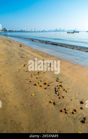 Chowpatty spiaggia scene a Mumbai ( Bombay ) India Foto Stock