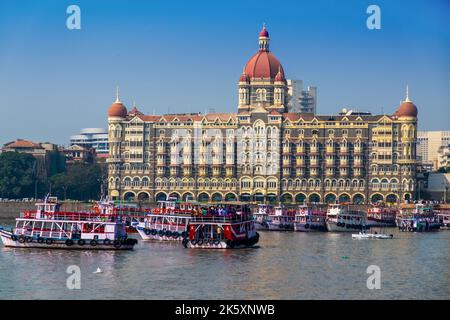 The Taj Mahal Palace Hotel a Mumbai / Bombay, India Foto Stock