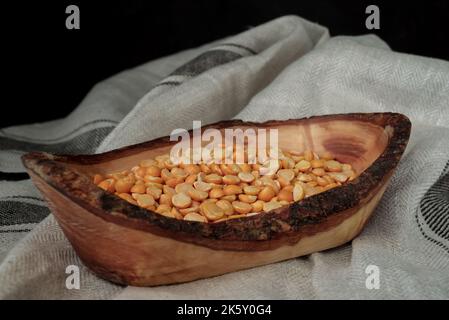 Alimento sano organico della nutrizione della proteina grezza Foto Stock