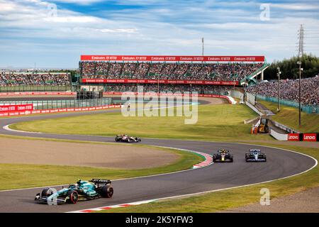 SUZUKA, GIAPPONE, circuito di Suzuka, 8. Ottobre: Qualifiche durante il Gran Premio di Formula uno giapponese al circuito di Suzuka su 8. Ottobre, 2022. Credit © corleve / Alamy Live News Foto Stock