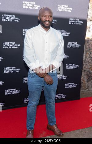 BOBI WINE: IL PRESIDENTE del POPOLO, il Direttore Moses Bwayopartecipa al 30th° annuale Hamptons International Film Festival a East Hampton, NY il 7 ottobre 2022 (Photo by David Warren /Sipa? USA) Credit: Sipa USA/Alamy Live News Foto Stock