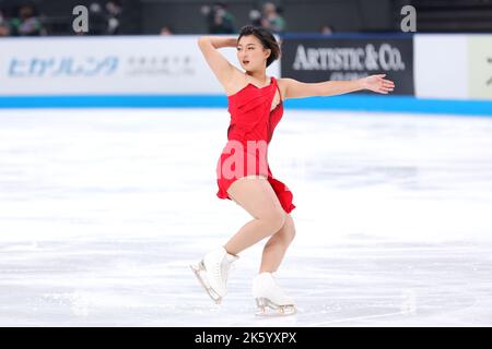 Saitama, Giappone. 8th Ott 2022. Kaori Sakamoto Figure Skating : Giappone Open 2022 alla Saitama Super Arena di Saitama, Giappone . Credit: Naoki Nishimura/AFLO SPORT/Alamy Live News Foto Stock