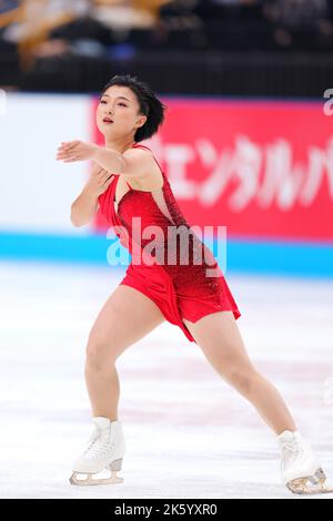 Saitama, Giappone. 8th Ott 2022. Kaori Sakamoto Figure Skating : Giappone Open 2022 alla Saitama Super Arena di Saitama, Giappone . Credit: Naoki Nishimura/AFLO SPORT/Alamy Live News Foto Stock