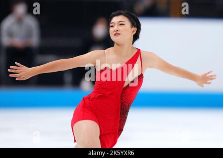 Saitama, Giappone. 8th Ott 2022. Kaori Sakamoto Figure Skating : Giappone Open 2022 alla Saitama Super Arena di Saitama, Giappone . Credit: Naoki Nishimura/AFLO SPORT/Alamy Live News Foto Stock