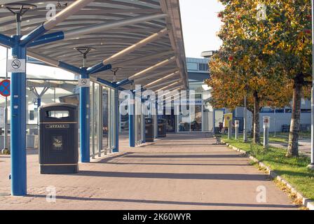 L'aeroporto di Skavsta si trova fuori Nykoping, a 100 chilometri o 60 chilometri a sud di Stoccolma Foto Stock