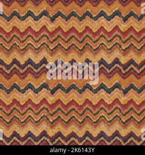 Motivo a chevron multicolore senza cuciture con texture Foto Stock