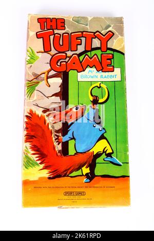 Vintage nostalgico il gioco Tufty di Spears Games Foto Stock