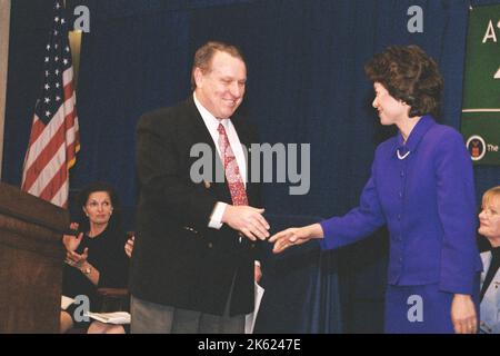Ufficio del Segretario - cerimonia di benvenuto del Segretario Elaine Chao Foto Stock