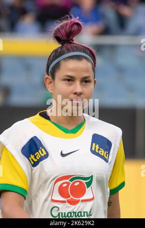 Genova, Italia. 10th ottobre 2022. Fernanda Palermo Licen (Brazil Women) durante la partita FIFA ' Womens World Cup 2023 qualificing round friendly Match' tra le due donne italiane 0-1 Brazil Women al Luigi Ferraris Stadium il 10 ottobre 2022 a Genova, Italia. Credit: Maurizio Borsari/AFLO/Alamy Live News Credit: AFLO Co. Ltd./Alamy Live News Foto Stock