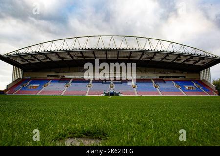 Wigan, Regno Unito. 11th ottobre 2022. Vista generale del DW Stadium durante la partita di campionato Sky Bet tra Wigan Athletic e Blackburn Rovers al DW Stadium di Wigan martedì 11th ottobre 2022. (Credit: Mike Morese | MI News) Credit: MI News & Sport /Alamy Live News Foto Stock