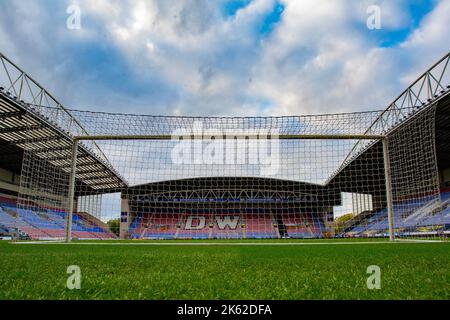 Wigan, Regno Unito. 11th ottobre 2022. Vista generale del DW Stadium durante la partita di campionato Sky Bet tra Wigan Athletic e Blackburn Rovers al DW Stadium di Wigan martedì 11th ottobre 2022. (Credit: Mike Morese | MI News) Credit: MI News & Sport /Alamy Live News Foto Stock