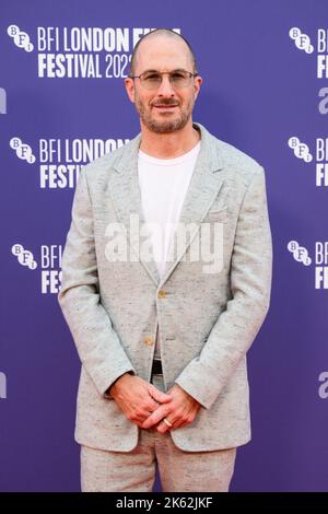 Londra, Regno Unito. 11 ottobre 2022. Darren Aronofsky partecipa alla prima edizione britannica della balena durante il BFI London Film Festival 2022, al Royal Festival Hall, Southbank Centre, Londra. Data immagine: Martedì 11 ottobre 2022. Il credito fotografico dovrebbe essere: Matt Crossick/Empics/Alamy Live News Foto Stock