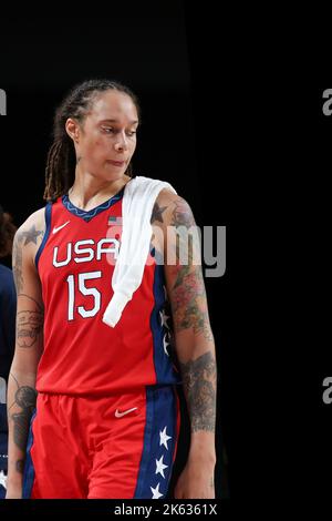 25th LUGLIO 2021 - SAITAMA, GIAPPONE: Britney GRINER degli Stati Uniti Foto Stock