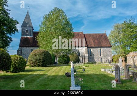 Chiesa di San Pietro e San Paolo a Exton, Hampshire, Inghilterra, Regno Unito Foto Stock