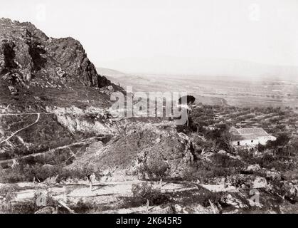 Spagna Murcia luogo santo - Santuario de Nuestra Senora de la Fuensanta, vista dal monte Foto Stock