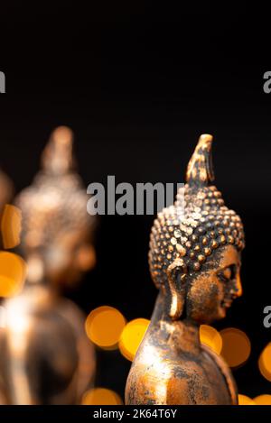 Paesi Bassi. Ottobre 2022.buddha statua in calma riposo posa. Shakyamuni Buddha è un insegnante spirituale, una delle tre religioni del mondo. ph di alta qualità Foto Stock