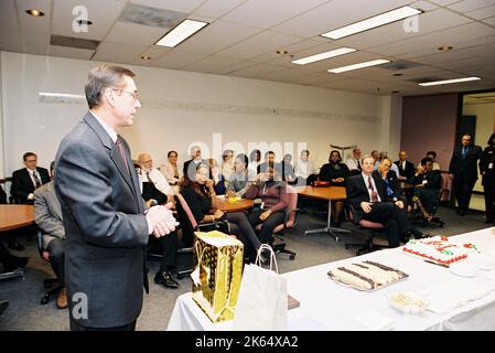 Ufficio dell'ispettore generale - accoglienza di congedo per l'ispettore generale aggiunto Patricia Dalton Foto Stock