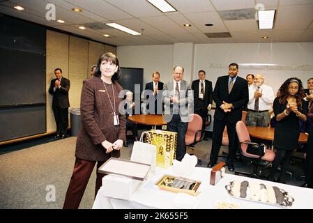 Ufficio dell'ispettore generale - accoglienza di congedo per l'ispettore generale aggiunto Patricia Dalton Foto Stock