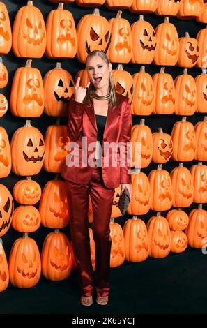 Hollywood, California, Stati Uniti. 11th Ott 2022. L'attrice Kristina Klebe partecipa al World Premiere of Universal Pictures 'Halloween ends' al TCL Chinese Theatre il 11 ottobre 2022 a Hollywood, California, USA. Credit: Barry King/Alamy Live News Foto Stock