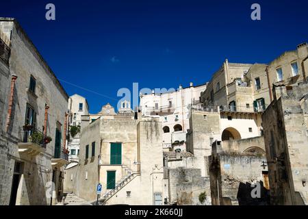 Vista sulla città ,Matera,Provincia di Matera,Basilicata,Italia Foto Stock