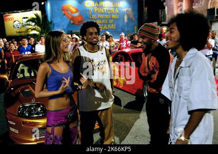 DEVON AOKI, Michael tenera, AMAURY NOLASCO, CHRIS LUDACRIS BRIDGES, 2 Fast 2 Furious, 2003 Foto Stock