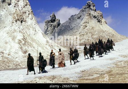 ANGELINA JOLIE, Djimon Hounsou, Lara Croft: Tomb Raider, la culla della vita, 2003 Foto Stock