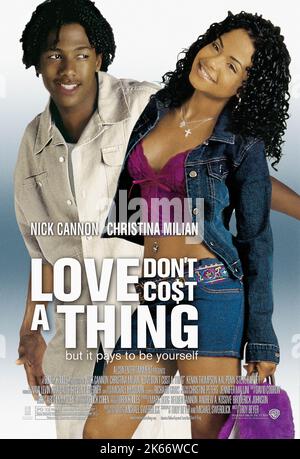 NICK CANNON, Christina Milian, amore non costa una cosa, 2003 Foto Stock