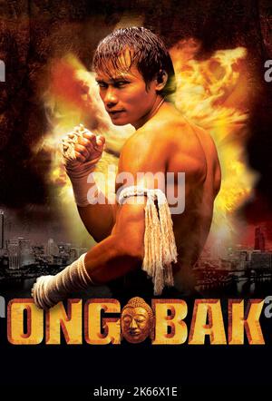 TONY JAA POSTER, ONG-BAK: IL GUERRIERO TAILANDESE, 2003 Foto Stock