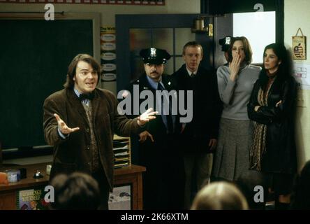 JACK BLACK, BARRY SHURCHIN, Mike bianco, Joan Cusack, Sarah Silverman, scuola di roccia, 2003 Foto Stock