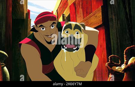 SINBAD,SPIKE, SINBAD: LEGGENDA DEI SETTE MARI, 2003 Foto Stock