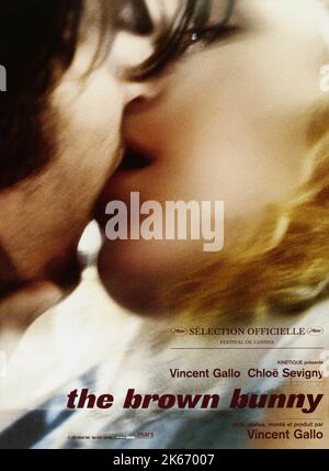 VINCENT GALLO, Chloe Sevigny POSTER, il coniglietto marrone, 2003 Foto Stock