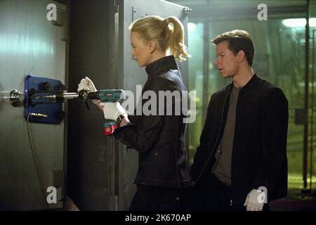 THERON, WAHLBERG, IL LAVORO ITALIANO, 2003 Foto Stock