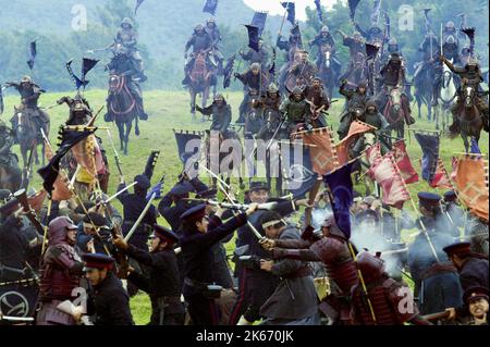 SCENA DI BATTAGLIA, L'ULTIMO SAMURAI, 2003 Foto Stock