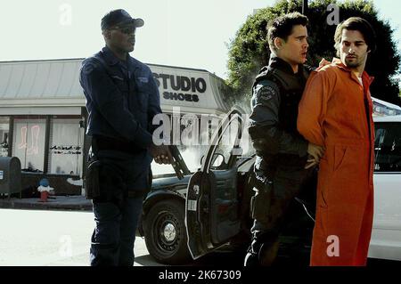 SAMUEL L. Jackson, Colin Farrell, Olivier Martinez, S.W.A.T., 2003 Foto Stock