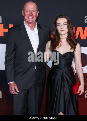 HOLLYWOOD, LOS ANGELES, CALIFORNIA, USA - 11 OTTOBRE: James Jude Courtney, attore americano, doppietta e stunt performer, arriva al World Premiere of Universal Pictures and Blumhouse Productions' 'Halloween ends' tenutosi al TCL Chinese Theatre IMAX il 11 ottobre 2022 a Hollywood, Los Angeles, California, Stati Uniti. (Foto di Xavier Collin/Image Press Agency) Foto Stock