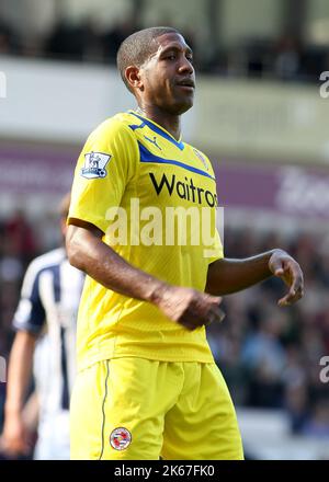 22 settembre 2012 - Premiership Football - West Bromwich Albion Vs Reading. Mikele Leigertwood di lettura. Fotografo: Paul Roberts / Pathos Foto Stock