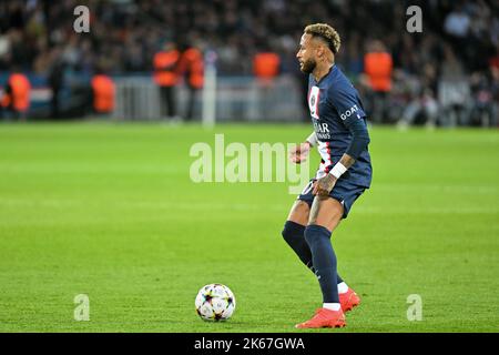 Parigi, Francia. 11th Ott 2022. Neymar - Champions League - Gruppo H - Paris St Germain vs Benfican nel Parc des Princes a Parigi, in Francia, il 11 ottobre 2022. (Foto di Lionel Urman/Sipa USA) Credit: Sipa USA/Alamy Live News Foto Stock