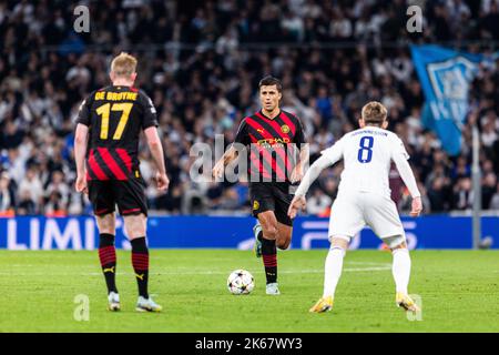 Copenaghen, Danimarca. 11th Ott 2022. Rodri (16) di Manchester City visto durante la partita della UEFA Champions League tra il FC Copenhagen e Manchester City a Parken a Copenhagen. (Photo Credit: Gonzales Photo/Alamy Live News Foto Stock