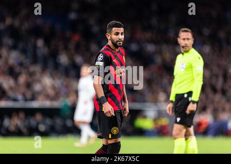 Copenaghen, Danimarca. 11th Ott 2022. Riyad Mahrez (26) di Manchester City visto durante la partita della UEFA Champions League tra il FC Copenhagen e Manchester City a Parken a Copenhagen. (Photo Credit: Gonzales Photo/Alamy Live News Foto Stock