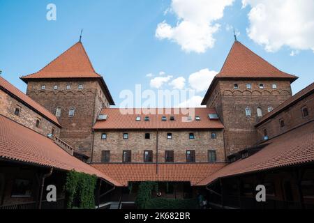 Castello di Nidzica, Voivodato Warmiano-Masuriano, Polonia Foto Stock