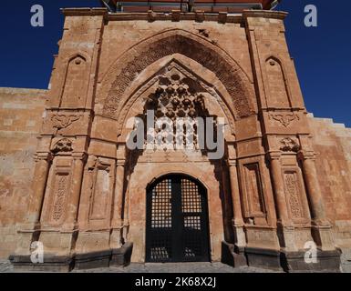 Situato a Dogubeyazit, Turchia, Ishak Pasha Palace è stato costruito nel 17th ° secolo. Foto Stock