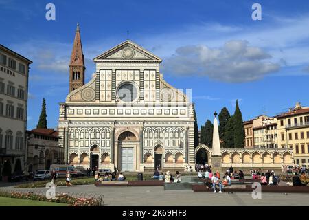 Basilica di Santa Maria Novella a Firenze Foto Stock