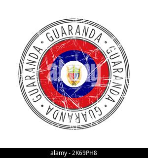 Guaranda città, Ecuador vettore timbro di gomma su sfondo bianco Illustrazione Vettoriale