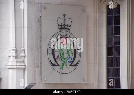 Londra, Regno Unito. 12 ottobre 2022. La Corte Suprema di Westminster. Credito: Vuk Valcic/Alamy Foto Stock