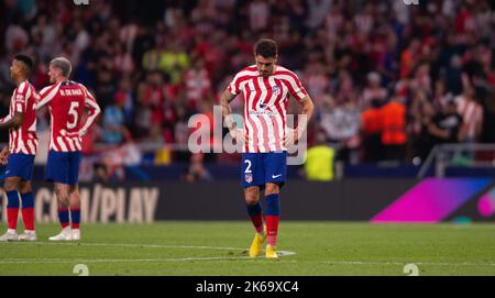 Stadio Civitas Metropolitano, Madrid, Spagna. 12th Ott 2022. Champions League, Atletico de Madrid contro Clube Brugge: Gimenez Credit: Action Plus Sports/Alamy Live News Foto Stock