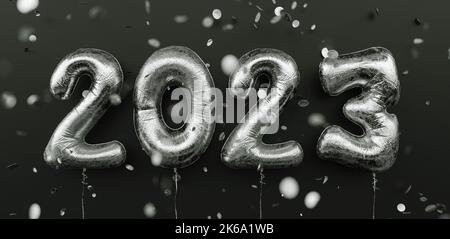 palloncini nero, argento e oro. primo piano sullo sfondo Foto stock - Alamy