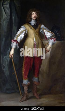 Dipinto del 17th ° secolo del principe Rupert, conte Palatino del Reno. Foto Stock