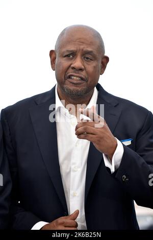 L'attore Forest Whitaker ha premiato il Palme d'Or d'honneur in occasione della 75th edizione del Festival di Cannes il 17 maggio 2022 Foto Stock