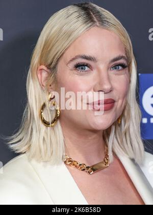 HOLLYWOOD, LOS ANGELES, CALIFORNIA, USA - OTTOBRE 12: L'attrice, modella e cantante americana Ashley Benson arriva al 22nd° Screamfest Horror Film Festival - Los Angeles Screening of WellGo USA's 'The Loneliest Boy in the World' tenutosi presso TCL Chinese 6 Theatres il 12 ottobre 2022 a Hollywood, Los Angeles, California, Stati Uniti. (Foto di Xavier Collin/Image Press Agency) Foto Stock