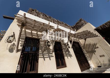 Hatta Heritage Village a Dubai, emirato degli Emirati Arabi Uniti Foto Stock